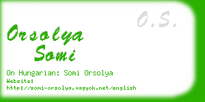 orsolya somi business card